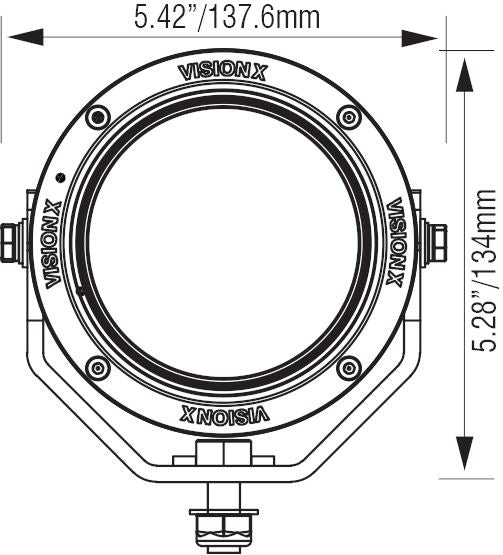 4.7" CG2 Series LED Light Cannon Lighting Vision X design