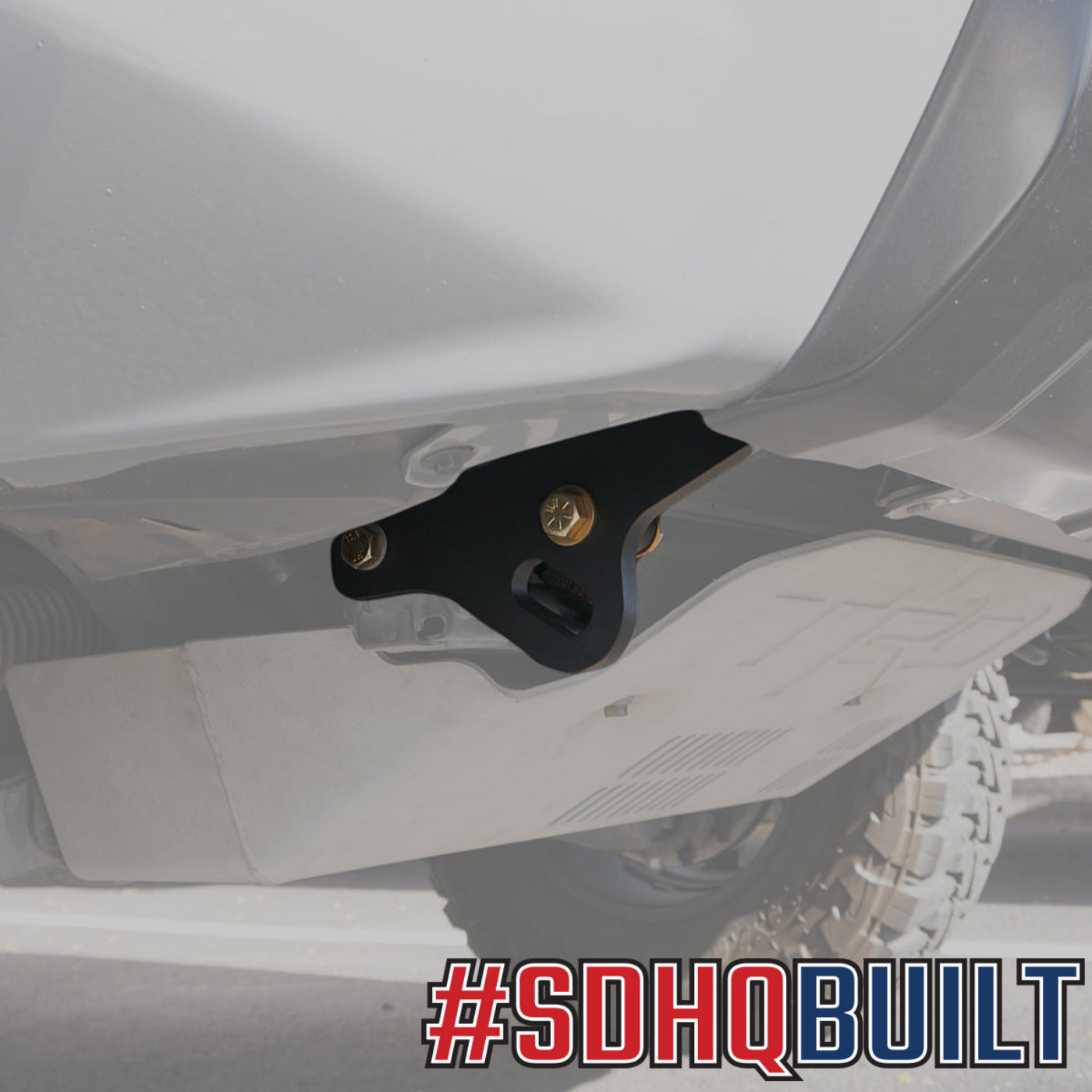 '10-23 Toyota 4Runner SDHQ Built Winch Mount Support Bracket Upgrade Kit installed 