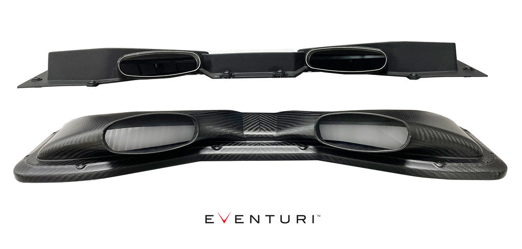 Eventuri Audi C8 RS6/RS7 Gloss Carbon Intake System display