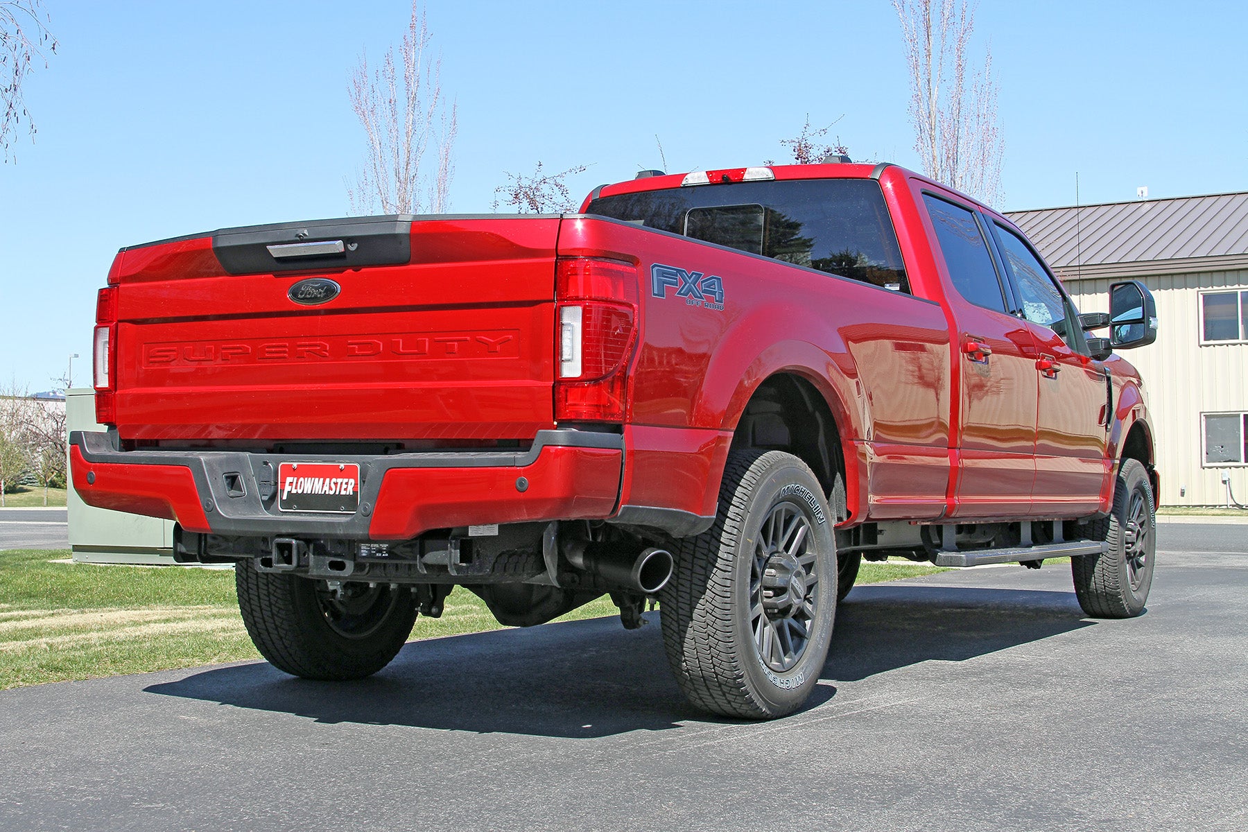 '17-22 Ford F-250/F-350 V8 FlowFX Cat-Back Exhaust System Flowmaster display