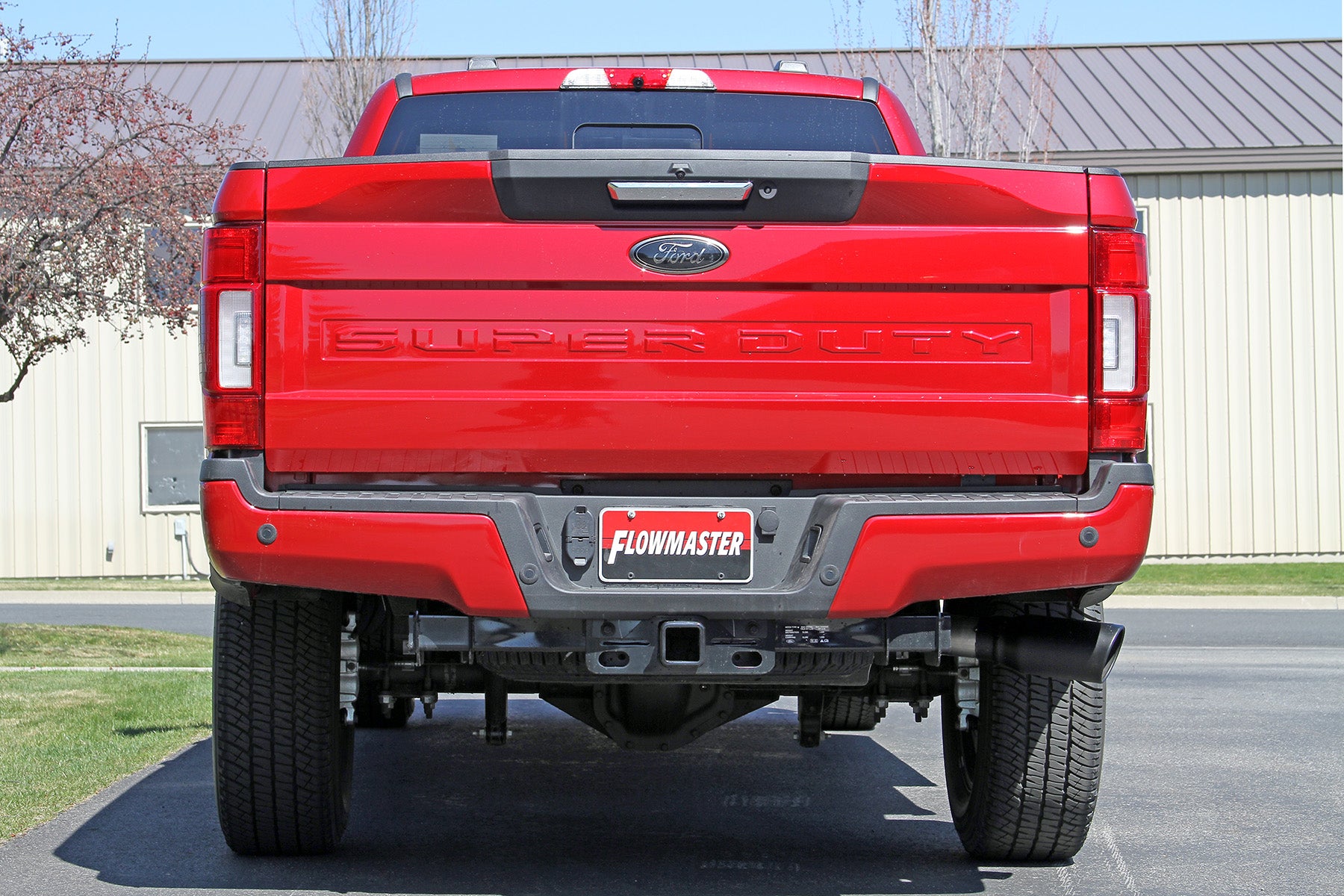 '17-22 Ford F-250/F-350 V8 FlowFX Cat-Back Exhaust System Flowmaster display