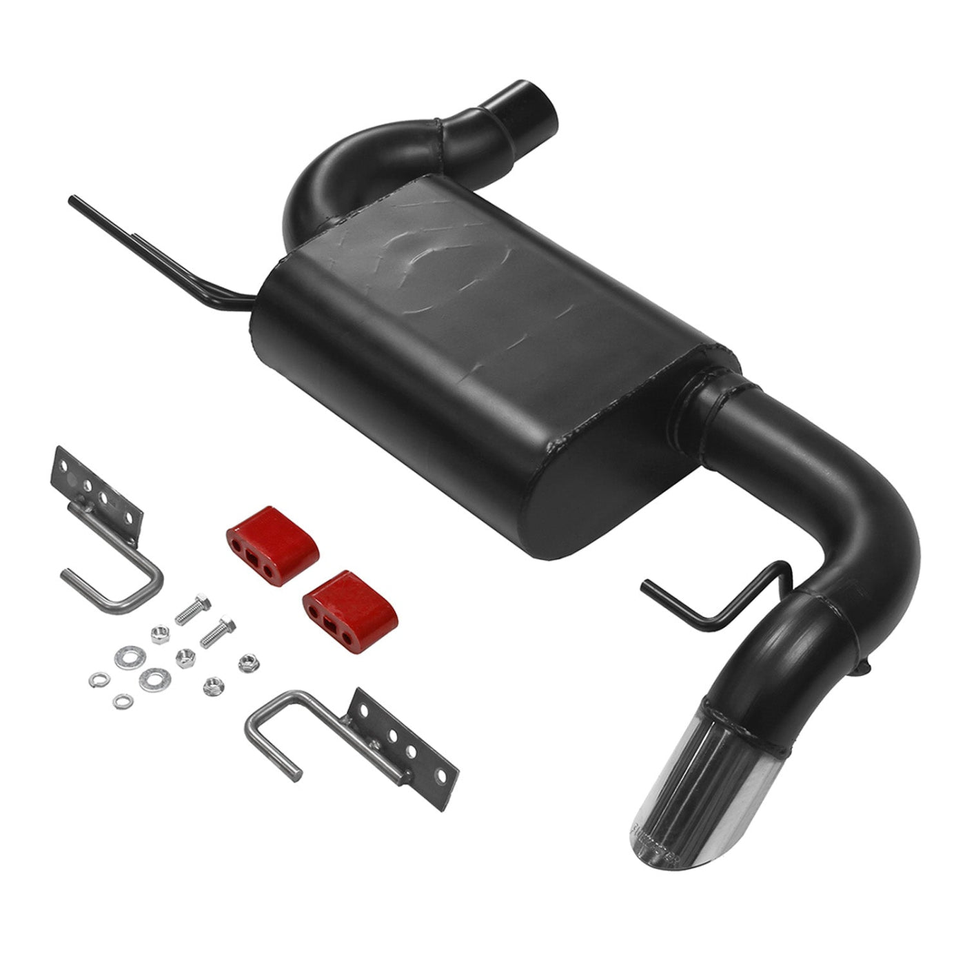 '21-23 Ford Bronco Flowmaster American Thunder Axle-Back Exhaust System Display of Included Parts 