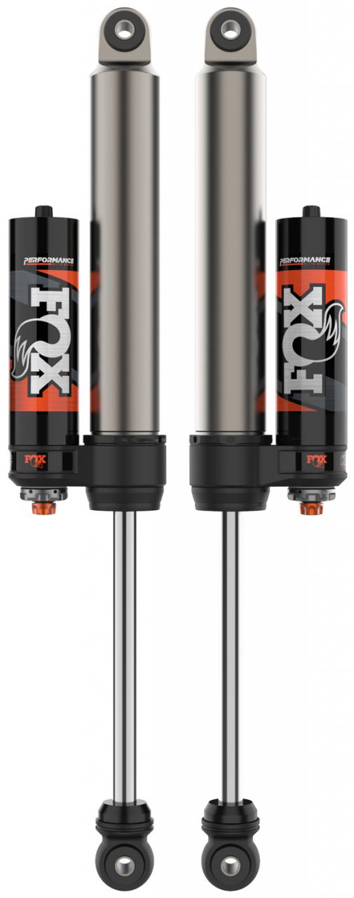 '14-22 Ram 3500 Fox Performance Elite Series 2.5 PB Rear Shocks (2-3.5" Lift) Display of Included parts 