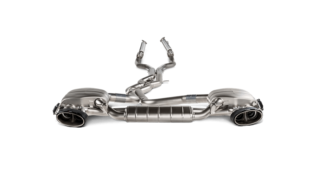 Akrapovic 20+ Audi RS6 Avant (C8) Evolution Line Cat Back (Titanium) - (front part)