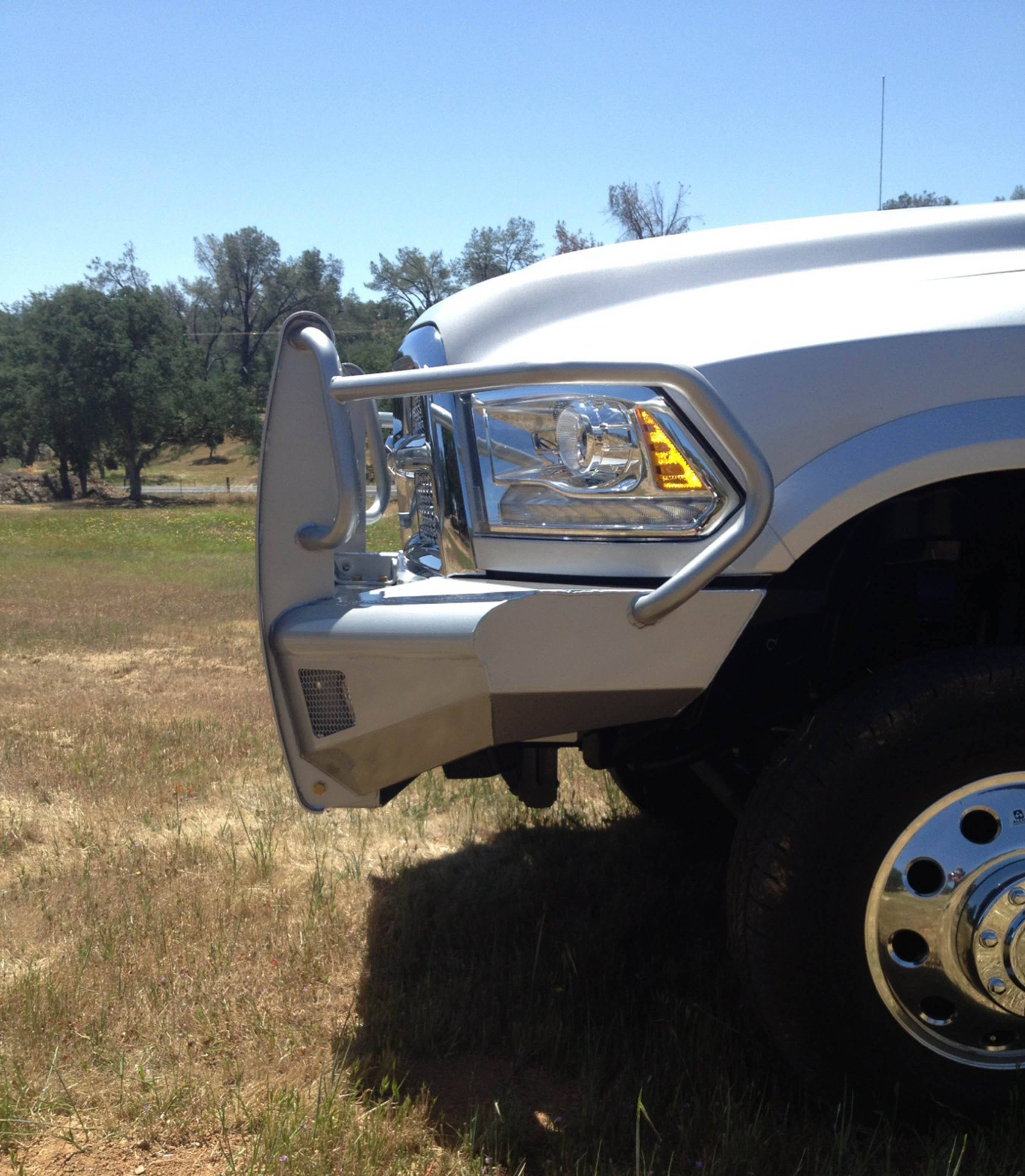 Dodge Ram 2500/3500 Elite Black Series Series Front Bumper Fab Fours (side view)