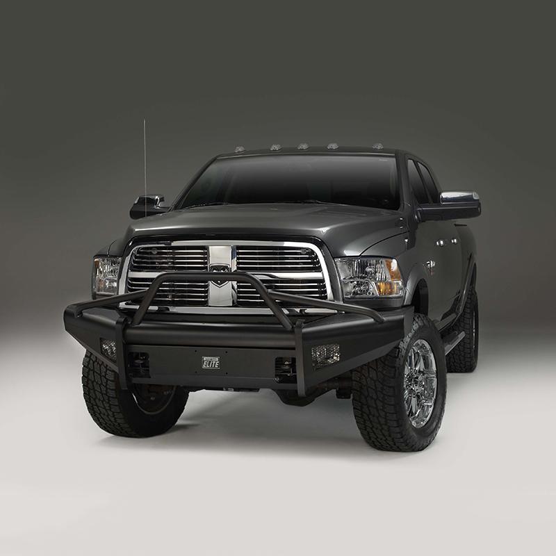 Dodge Ram 2500/3500 Elite Black Series Series Front Bumper Fab Fours 1994-2002 Pre-Runner Style 