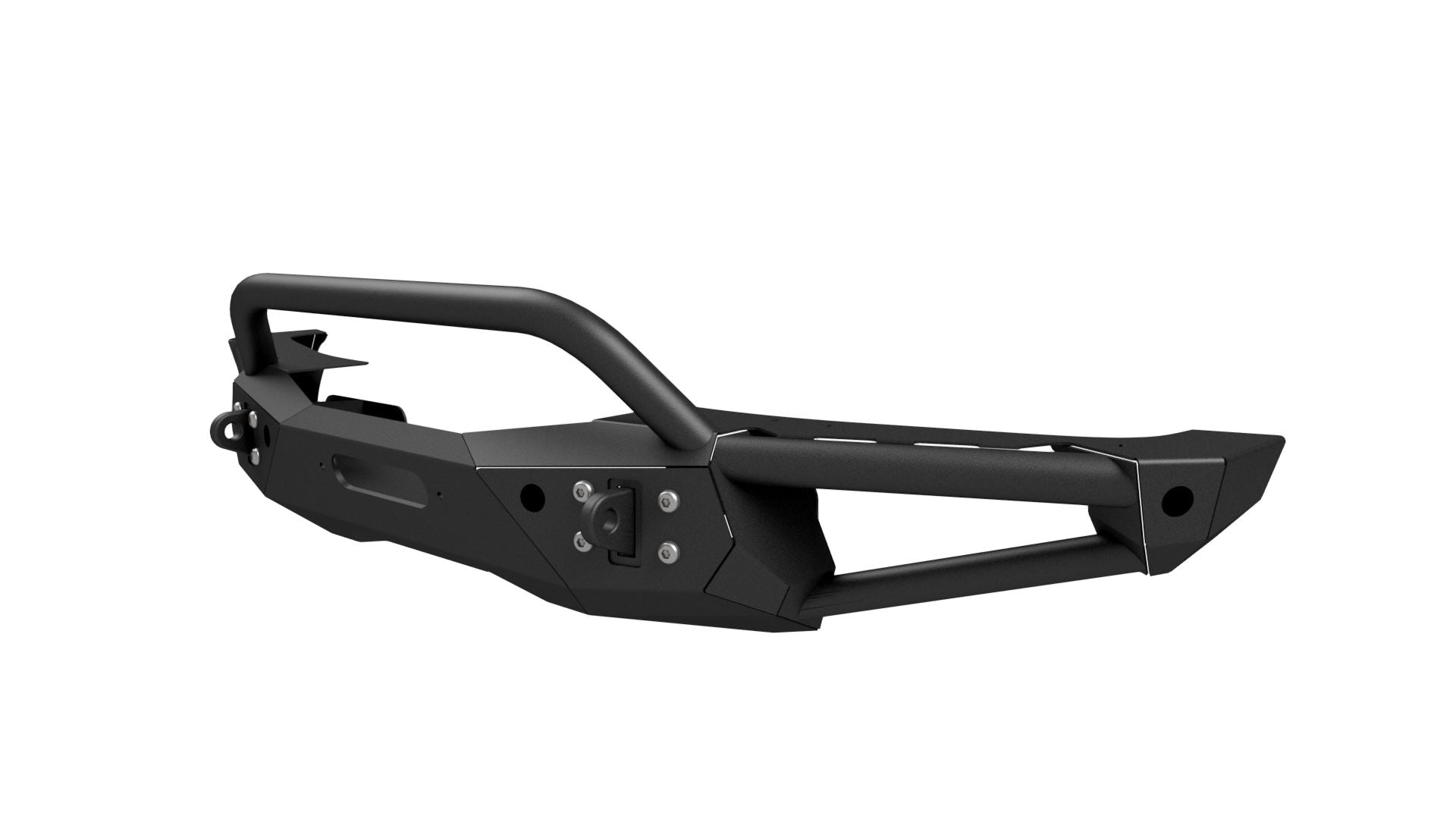 '22 Ford Bronco CBI Off-Road Baja Hybrid Front Bumper Angled View Display 