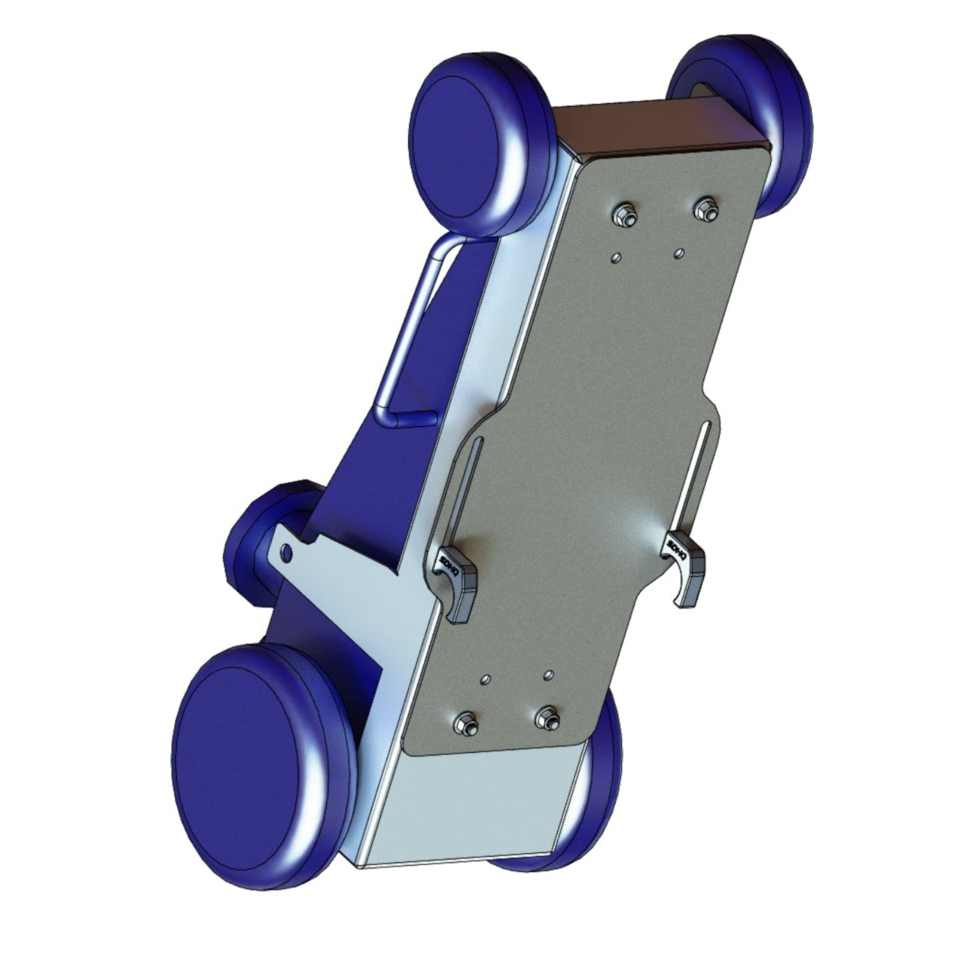 SDHQ Built In-Bed Chase Rack Vertical Pro Eagle Jack Mounting Kit design