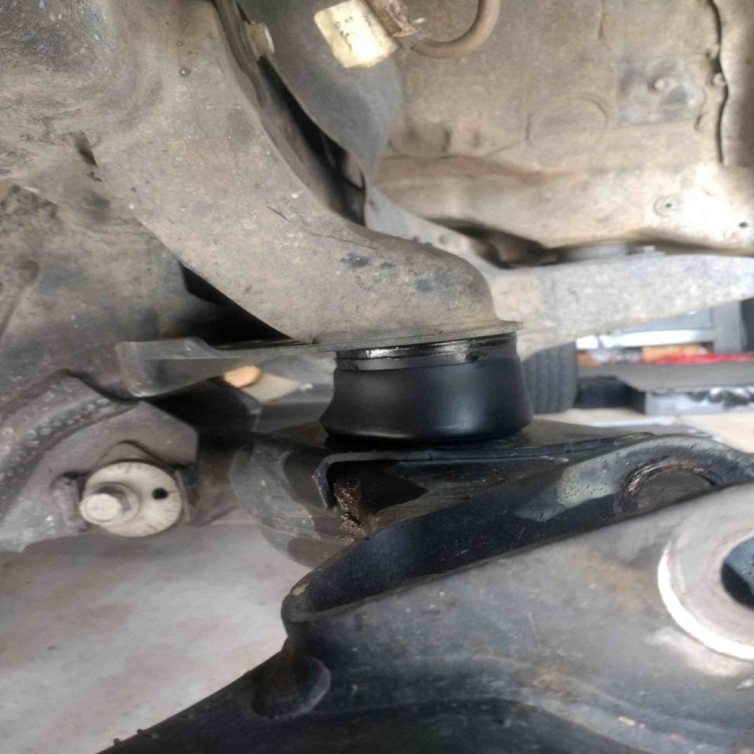 '03-09 Toyota 4Runner DuroBumps Front Bump Stops - DBF212 Close-up Display on Vehicle 