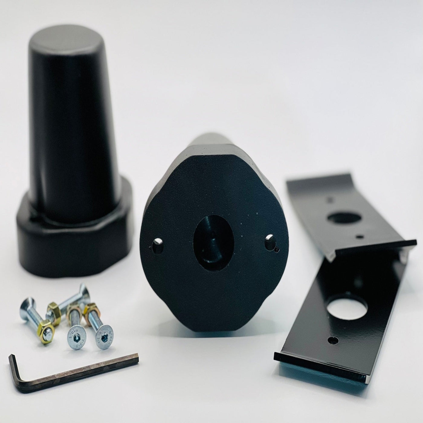 '16-23 Toyota Tacoma DuroBumps 4.25" Rear Bump Stops - DBR425TU Close-up Display of Included Parts 