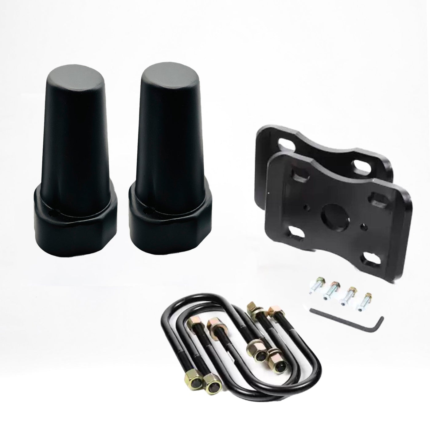 '16-23 Toyota Tacoma DuroBumps 4.25" Rear Bump Stops - DBR425TU Display of Included Parts 