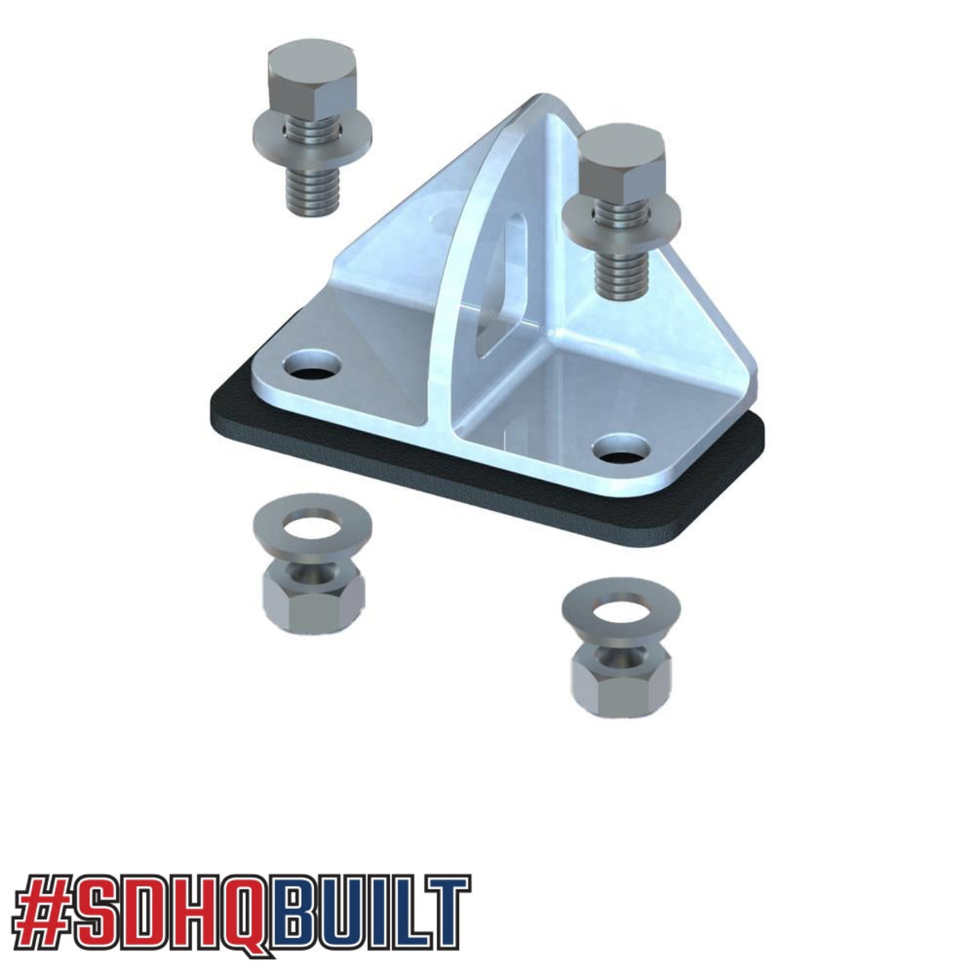 '08-21 Lexus LX570 SDHQ Built Billet Battery Hold Down Kit design