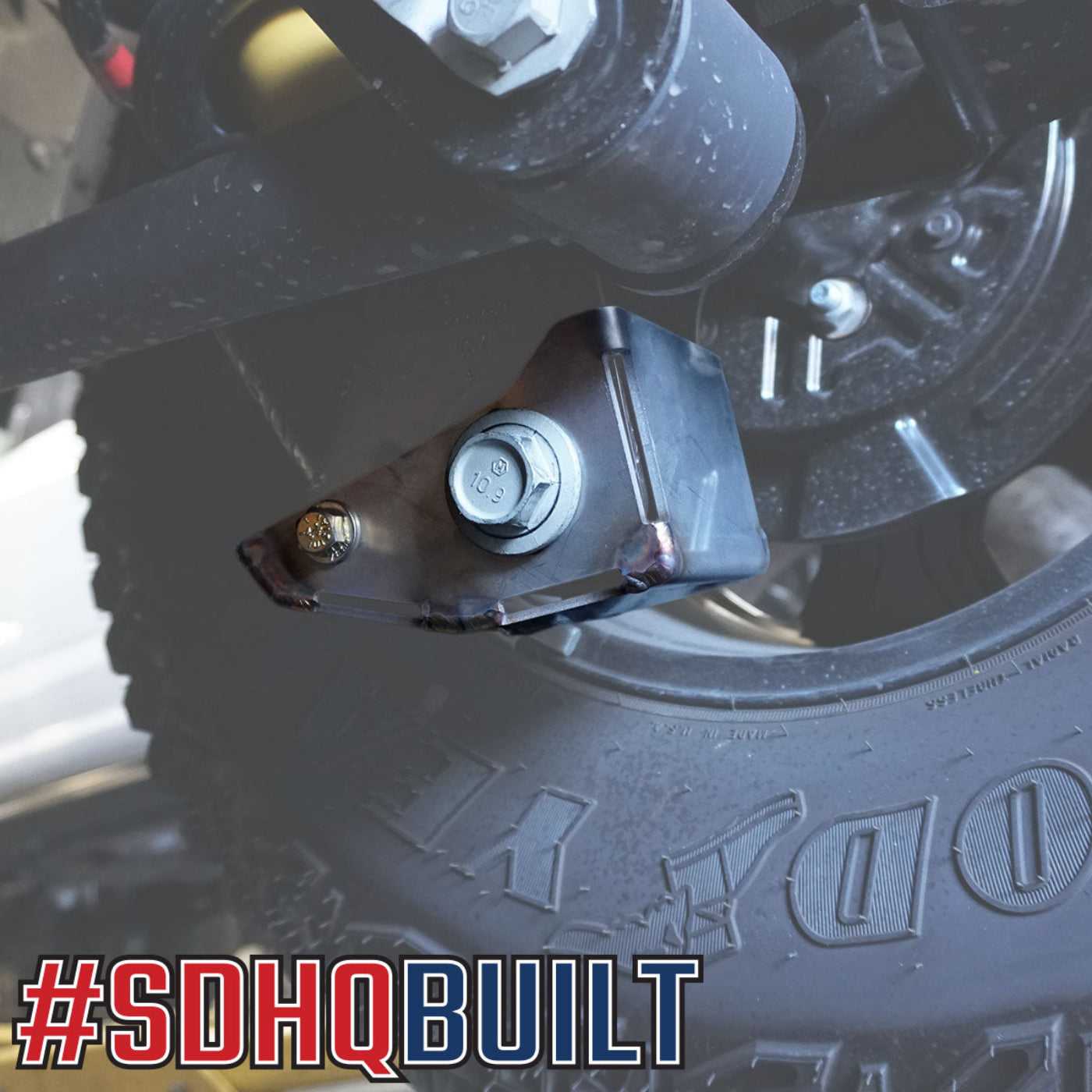 '21-25 Ford Bronco SDHQ Built Rear Shock Guards installed 