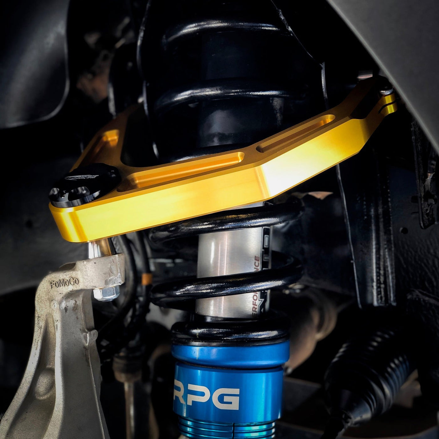 '17-23 Ford Raptor Kibbetech Billet Aluminum Upper Control Arms close-up