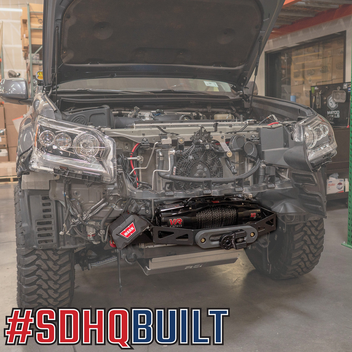 '13-19 Lexus GX460 SDHQ Built Winch Mount