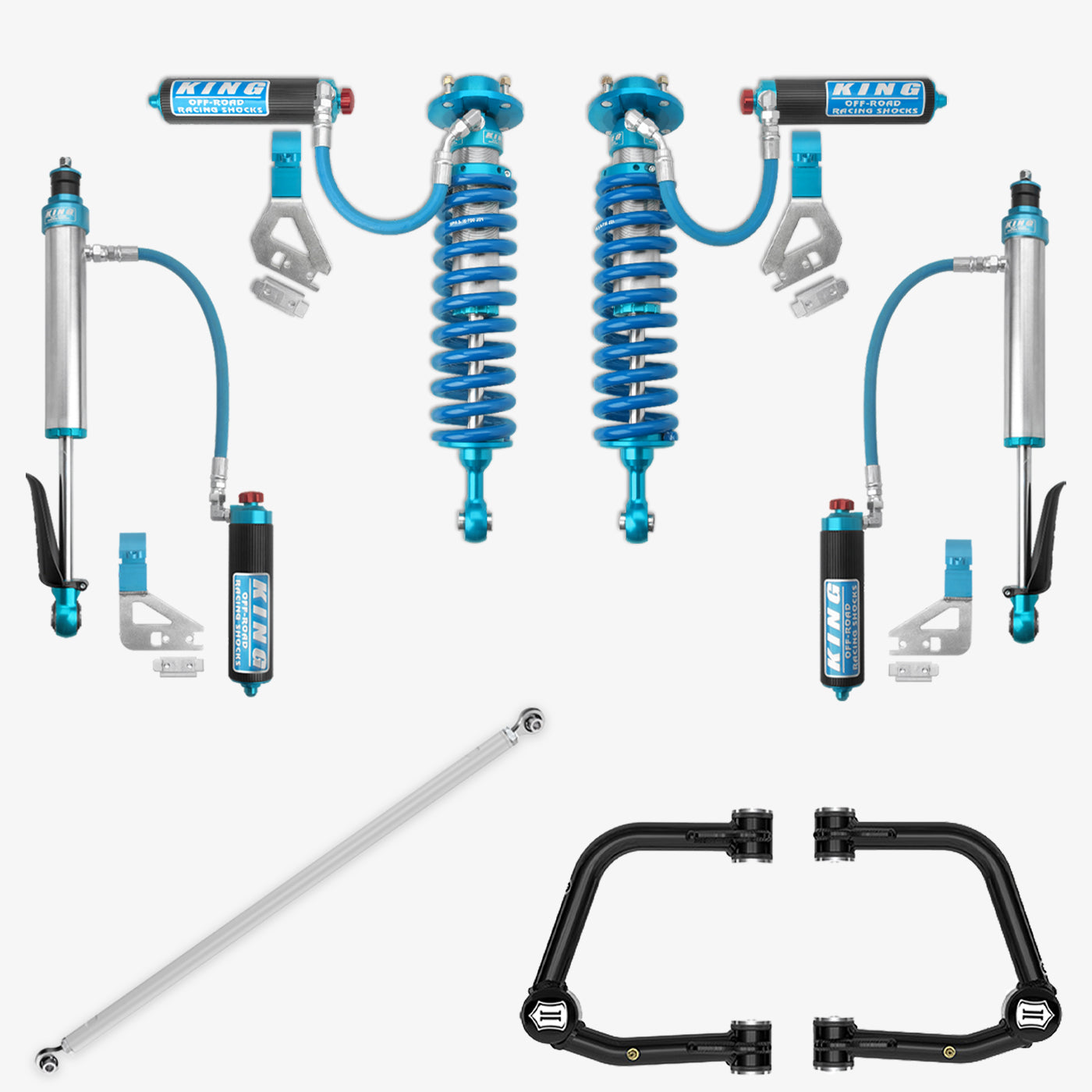 '22-23 Toyota Tundra King 2.5 RR Coilovers & Rear Shocks w/ Upper Arms & Trailing Arm Combo Kit