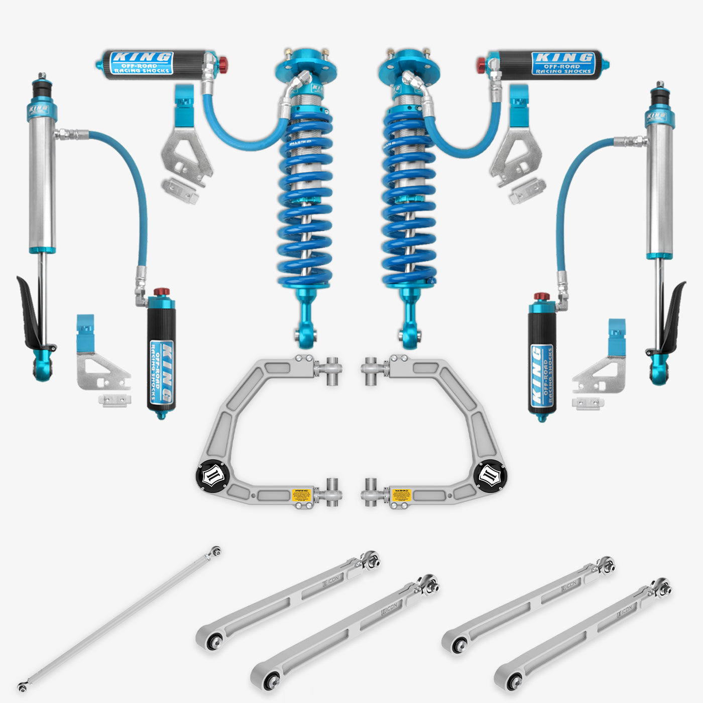 '22-23 Toyota Tundra King 2.5 RR Coilovers & Rear Shocks w/ Upper Arms & Trailing Arm Combo Kit parts