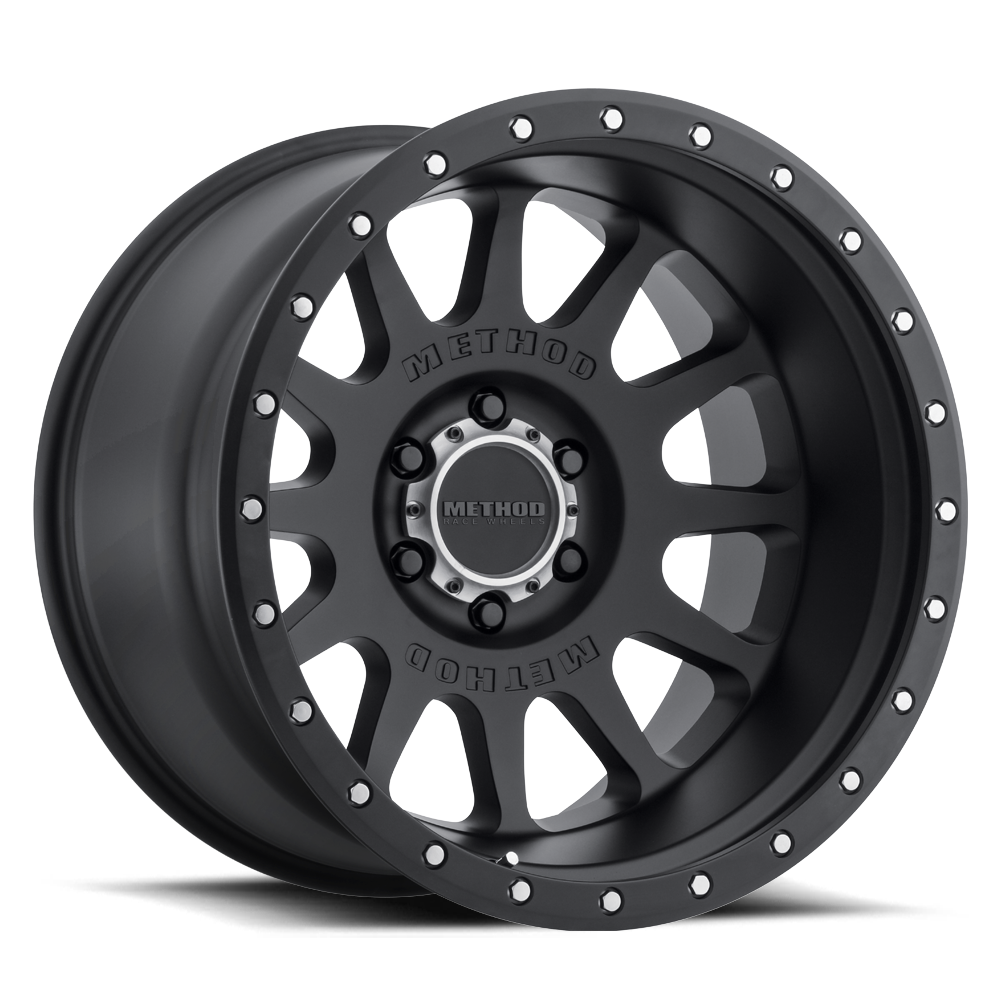 605 NV Series Matte Black Wheels Method display