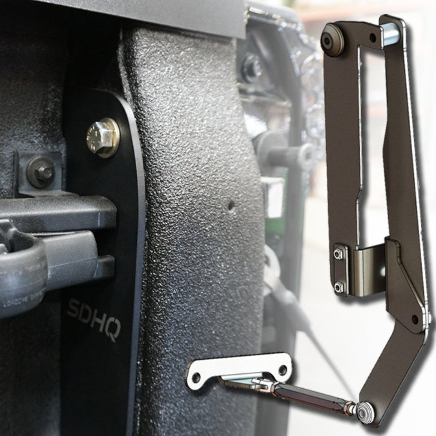 '21-24 Ram 1500 TRX SDHQ Built Hidden Bedside Support System installed 