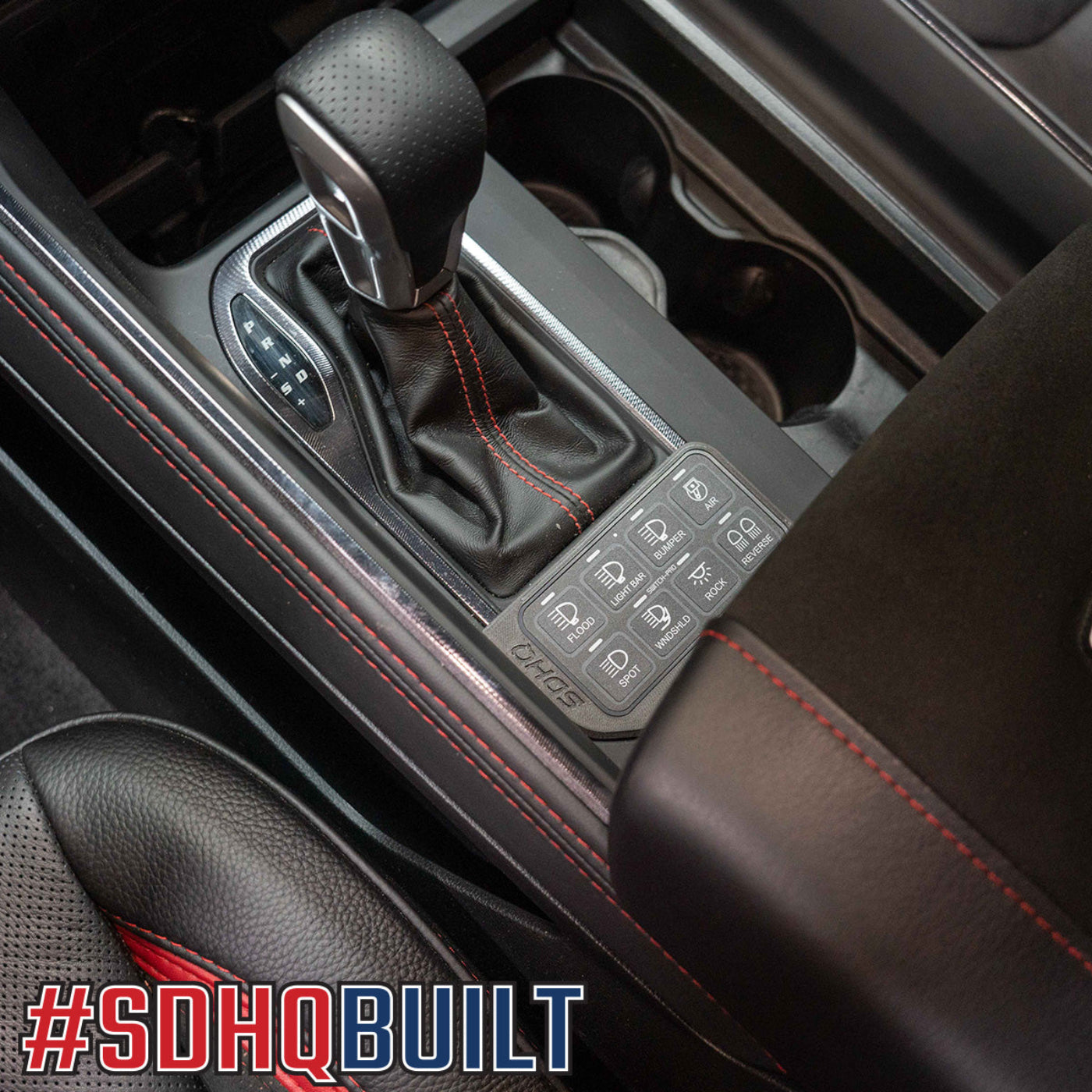 21-24 Ram 1500 TRX SDHQ Built Billet Switch-Pros SP-9100 Keypad Mount installed 