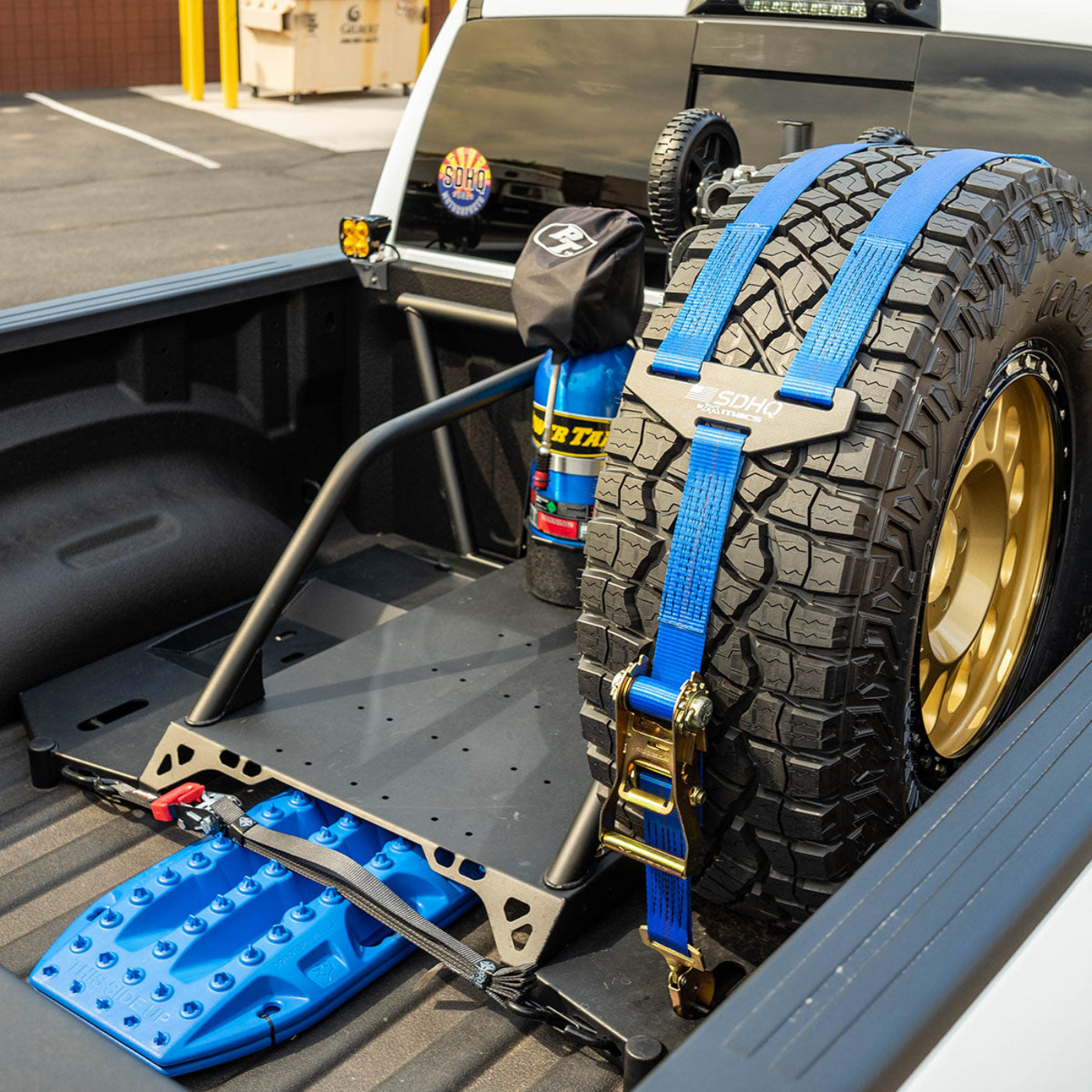 '21-24 Ram 1500 TRX SDHQ Built In Bed Chase Rack installed 