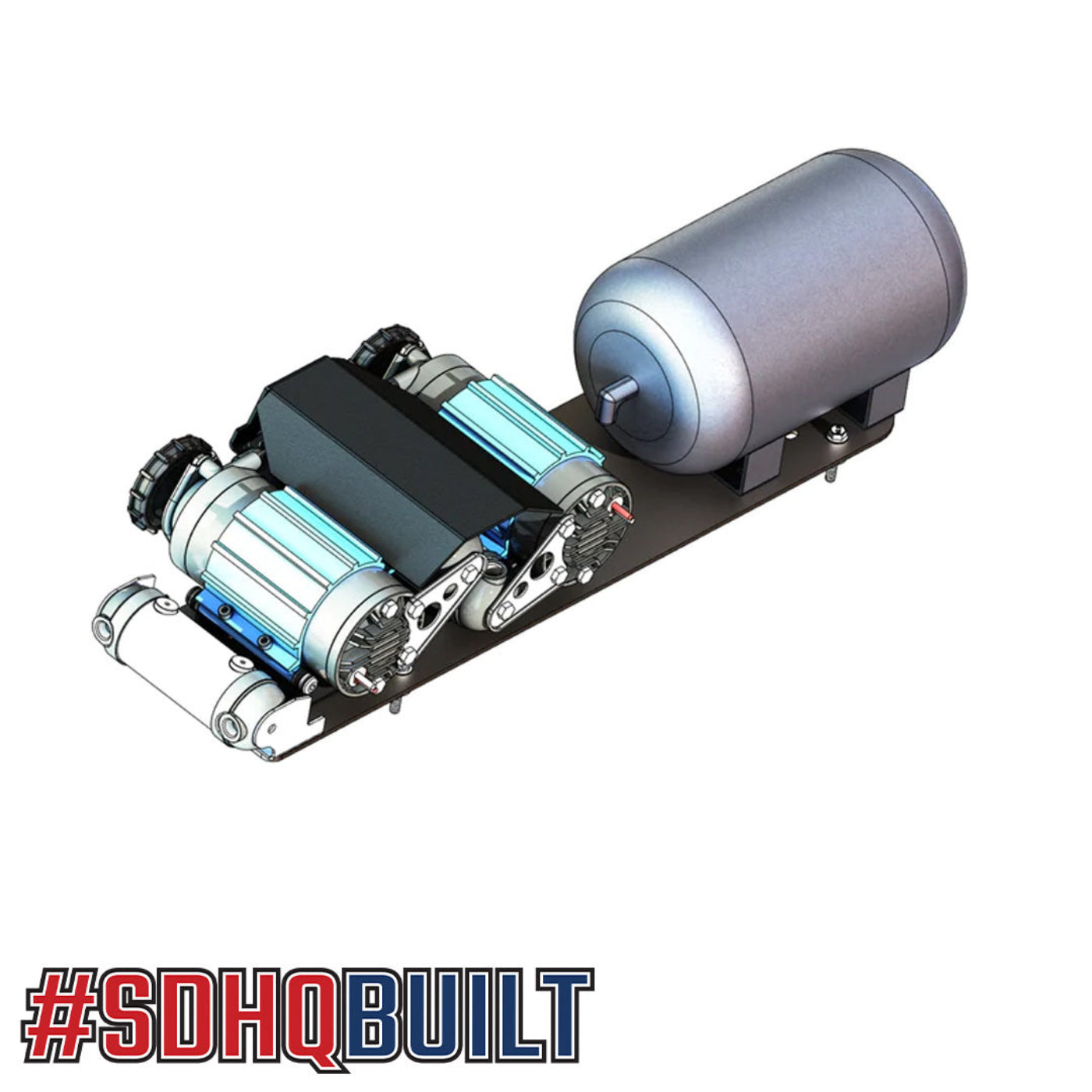 '13-24 Ram 2500/3500 RamBox Bedside Air Compressor Mount design 