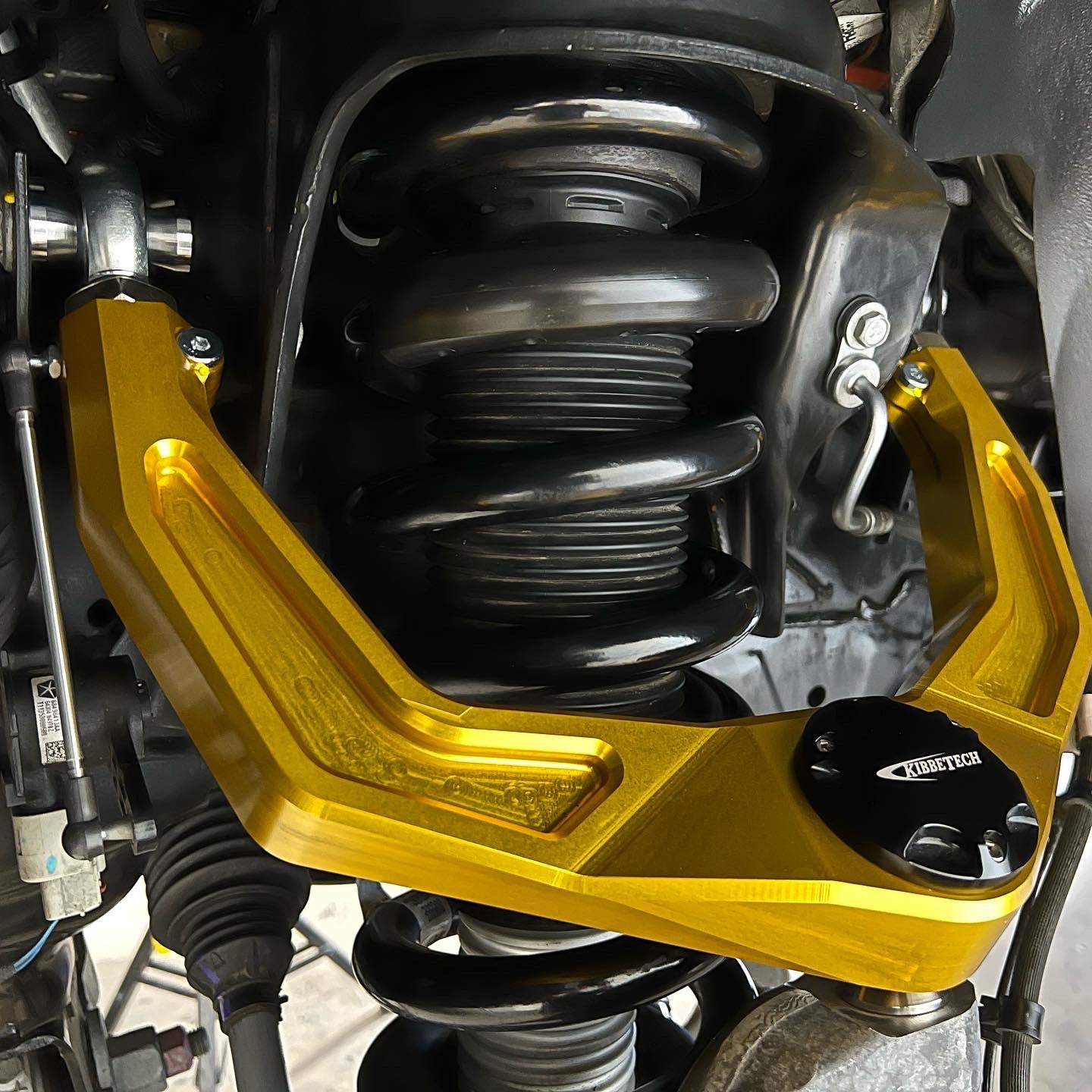 '21-23 Ram TRX Kibbetech Billet Aluminum Upper Control Arms close-up