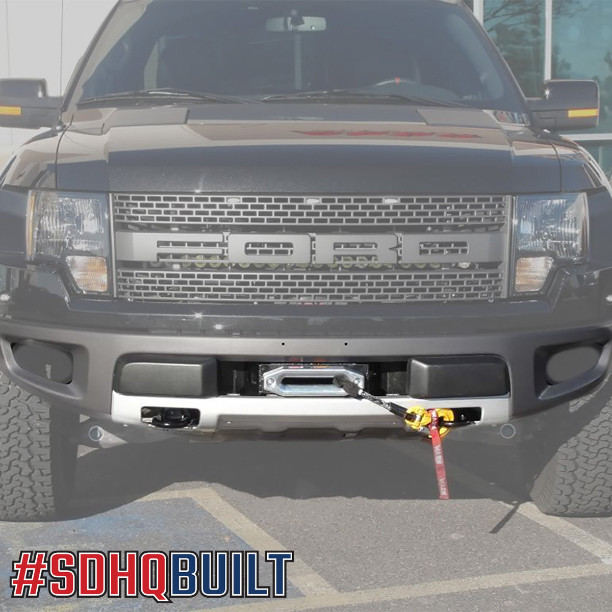 '10-14 Ford Raptor SDHQ Built Winch Mount Winch Mount SDHQ Off Road