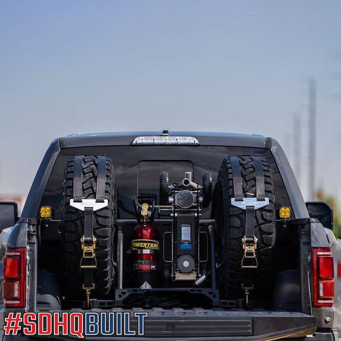 '17-24 Ford Raptor SDHQ Built In Bed Chase Rack