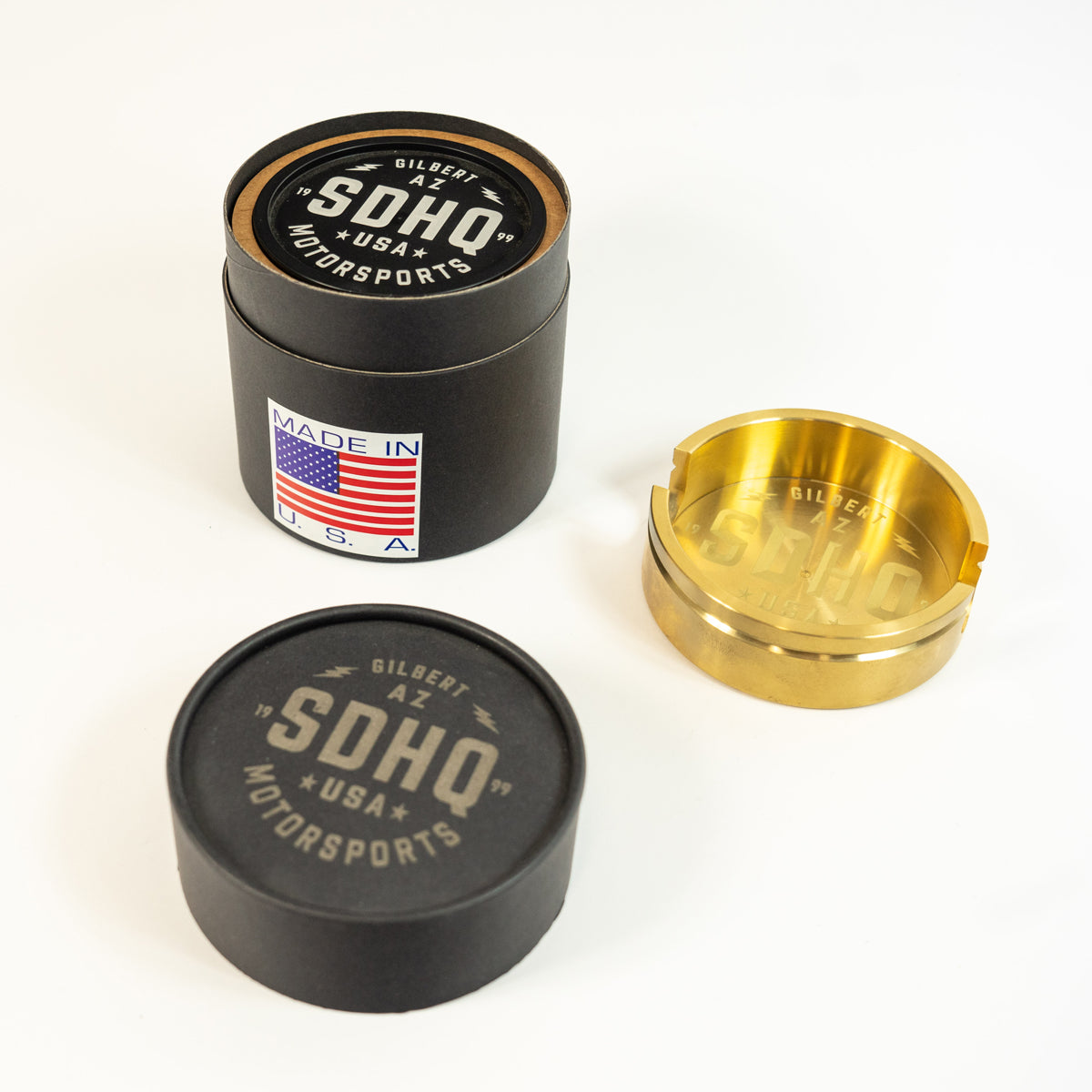 SDHQ Built Coaster Kit w/ Machined Brass Coaster Holder