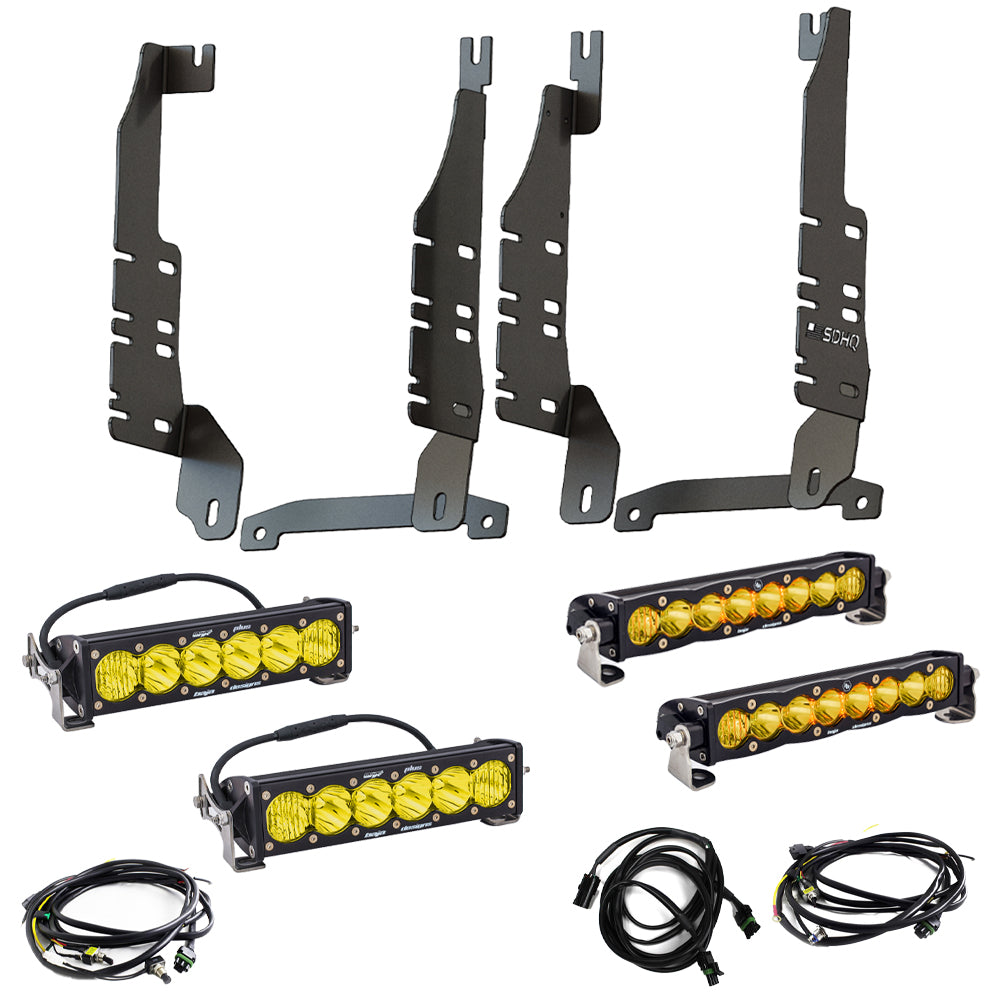 '19-23 Ram 1500 SDHQ Built "Build your Own" Behind the Grille LED Light Bar Mount