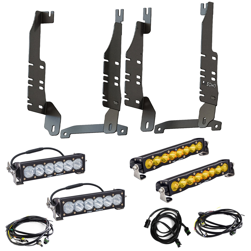 '19-23 Ram 1500 SDHQ Built "Build your Own" Behind the Grille LED Light Bar Mount