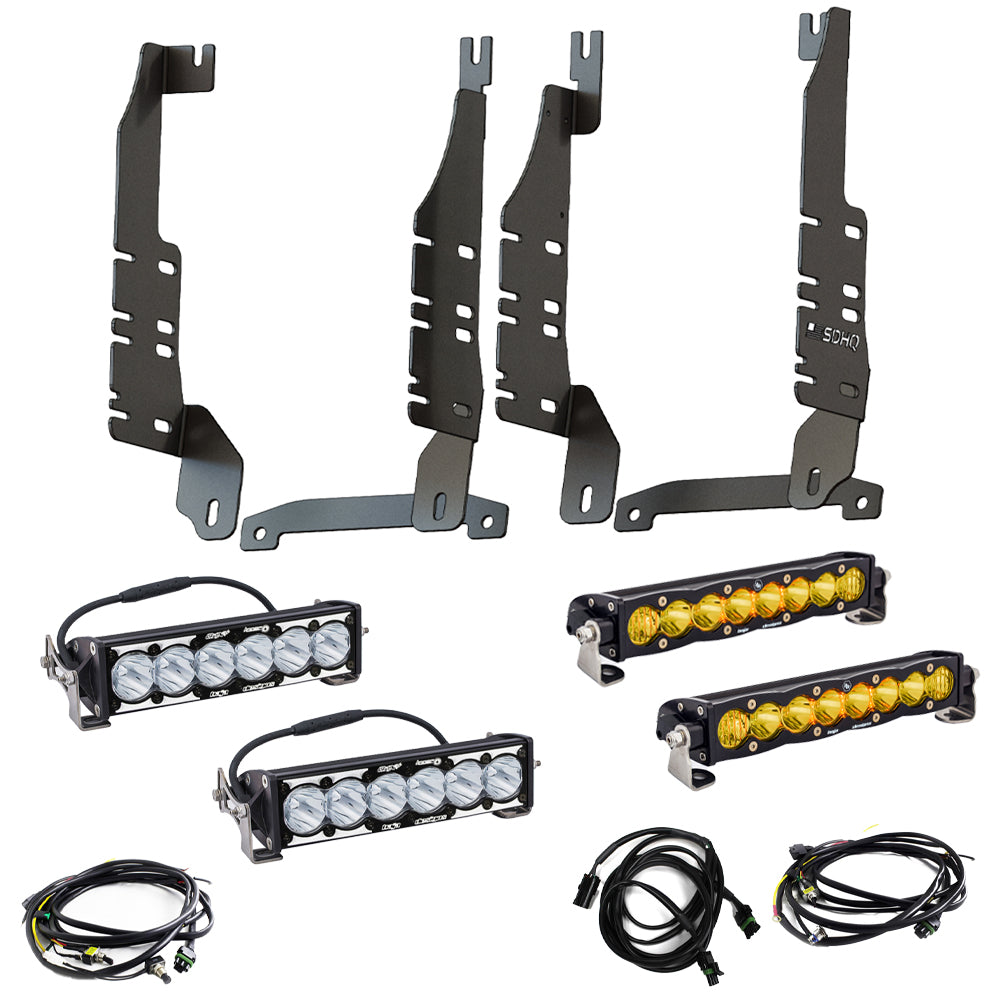 '19-23 Ram 1500 SDHQ Built "Build your Own" Behind the Grille LED Light Bar Mount