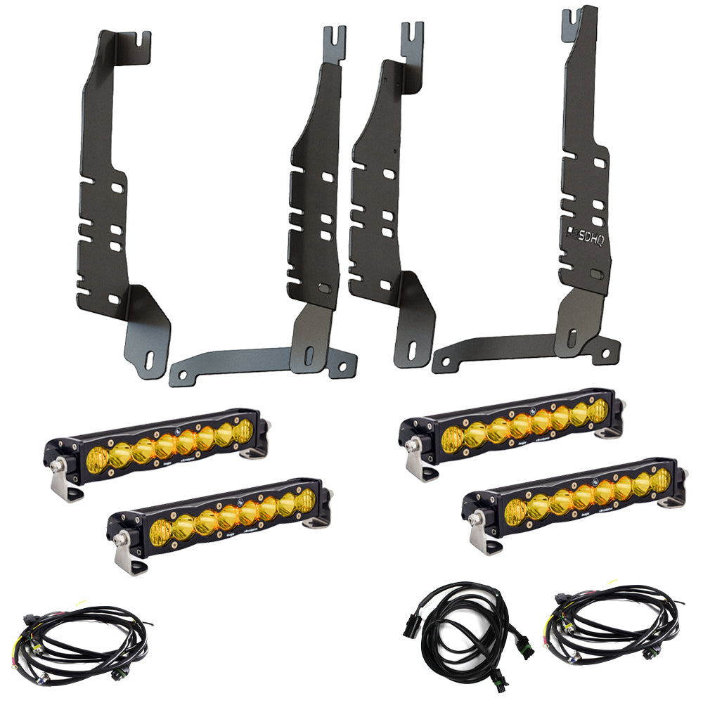 '19-23 Ram 1500 SDHQ Built "Build your Own" Behind the Grille LED Light Bar Mount