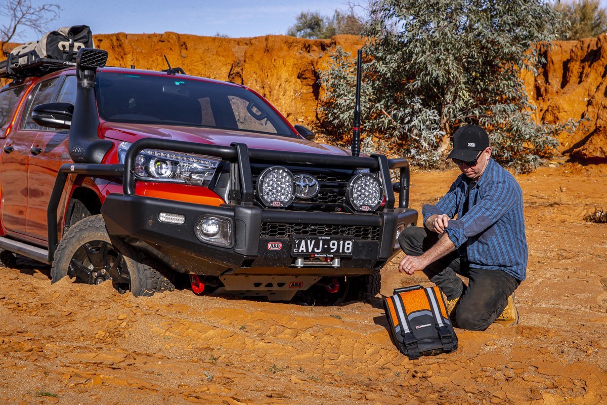 ARB Weekender Recovery Kit Display In Use