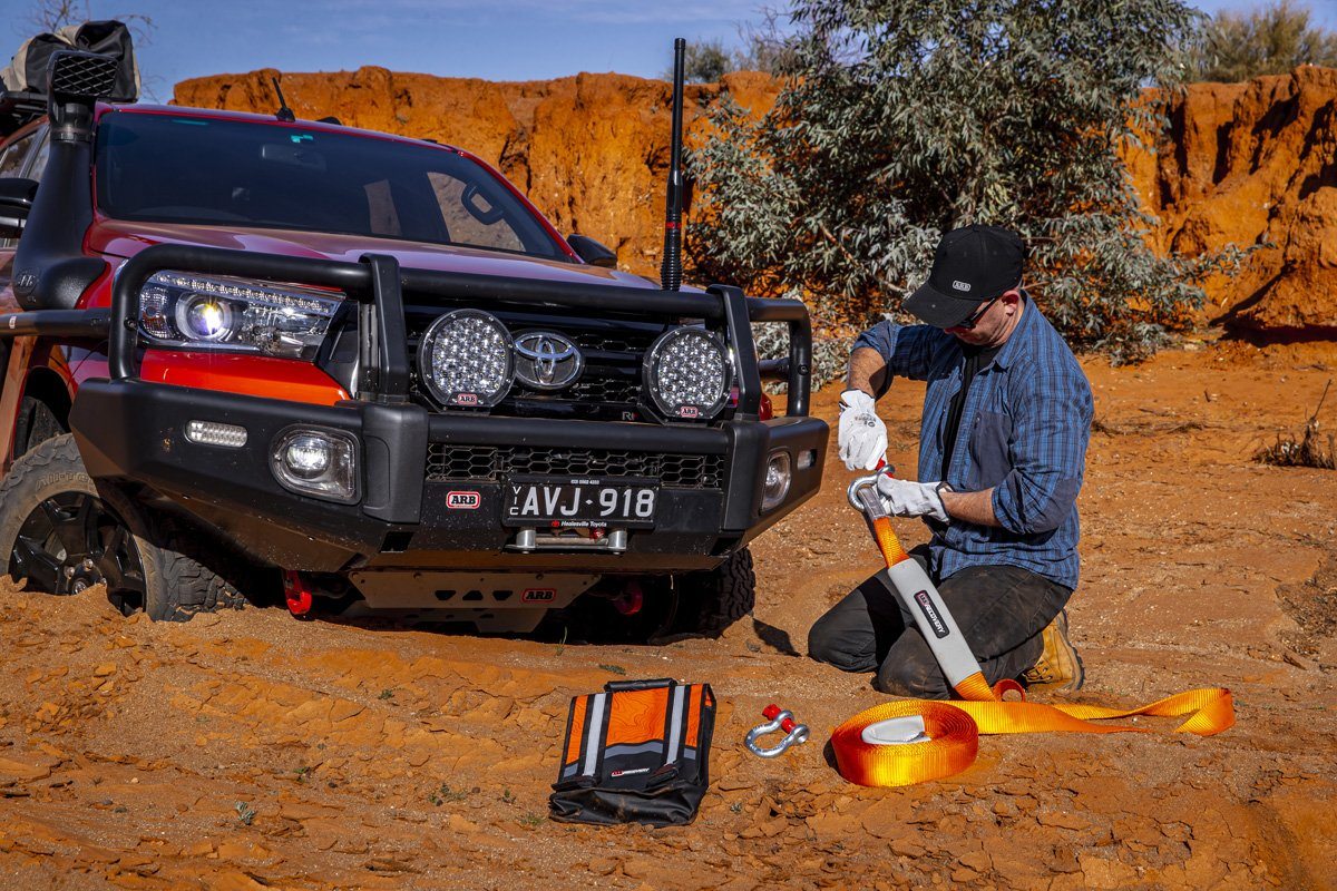 ARB Weekender Recovery Kit Display In Use