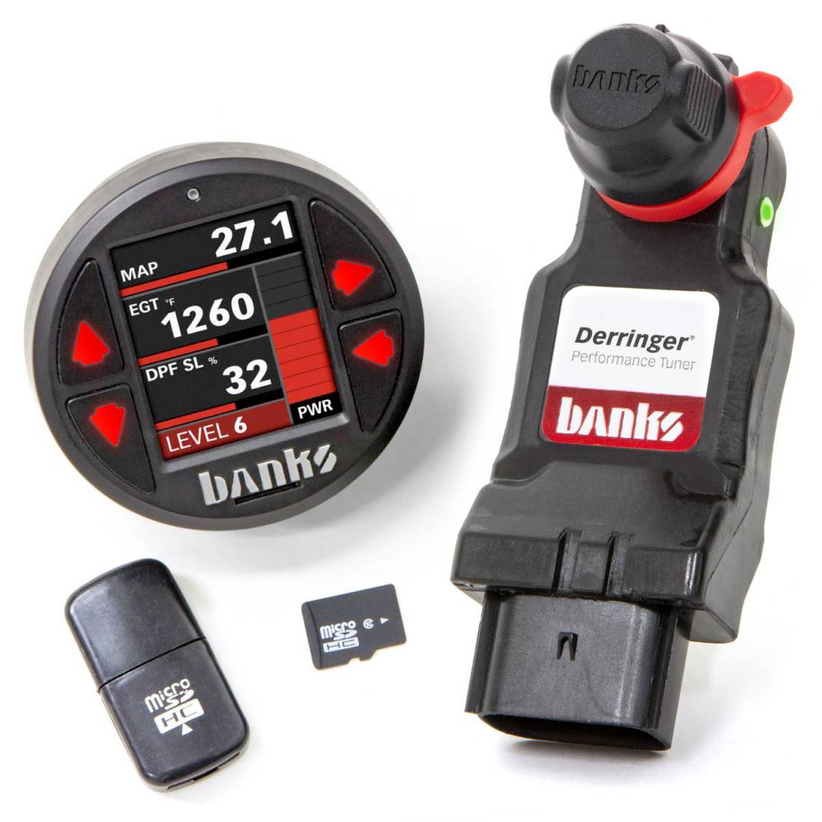 Derringer Tuner with iDash® DataMonster Banks Power close-up Display 