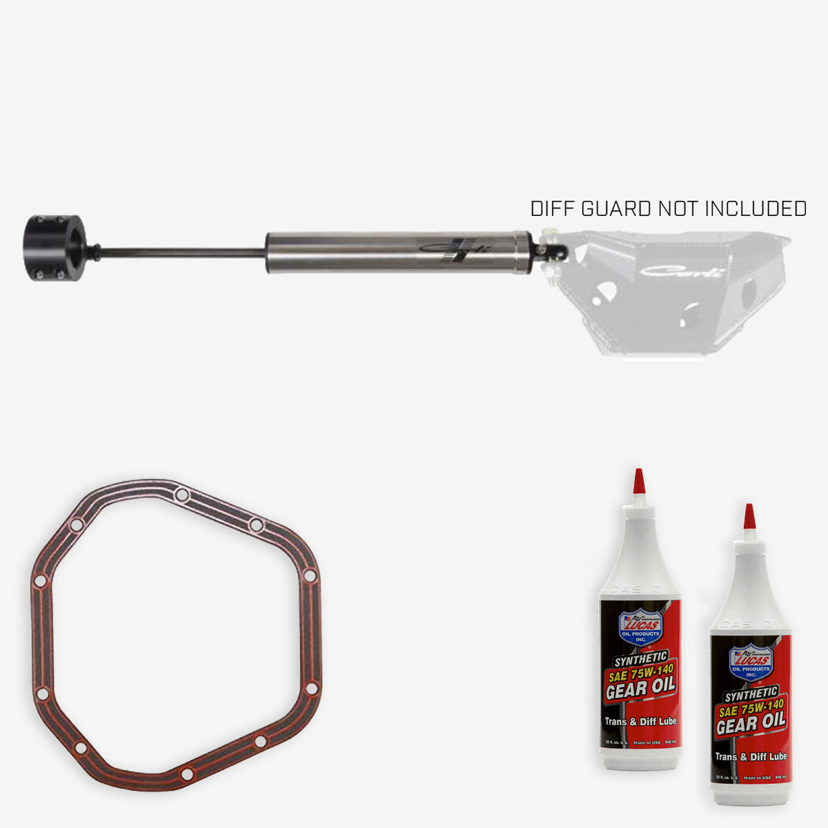 '05-22 Ford F-250/350 Carli Low Mount Steering Stabilizer Kit Display w/ out Diff Guard 