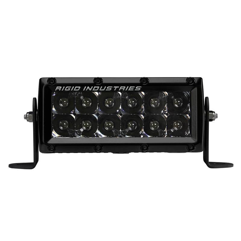 E-Series PRO Midnight Edition LED Light Bar Lighting Rigid Industries 6" 