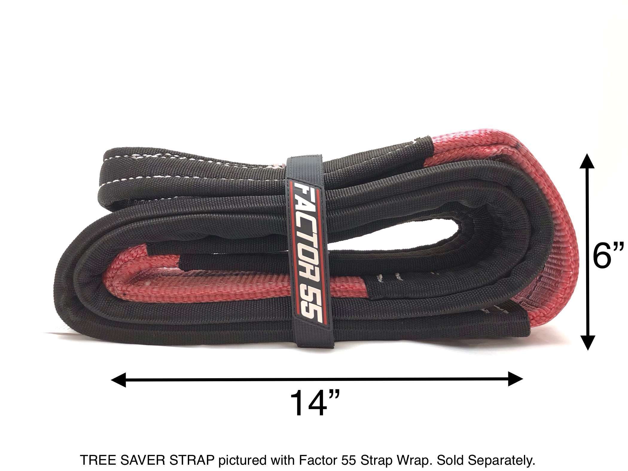 Factor 55 - Tree Saver Strap Size Display 