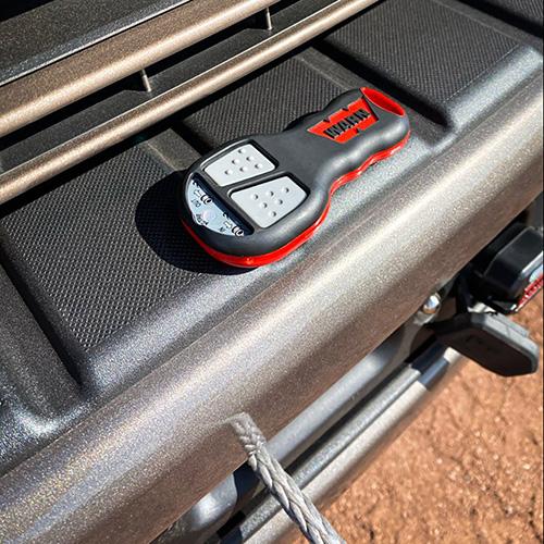 Ford Performance by WARN® Ford Super Duty Winch Kit 2020-2022 Close-up Display of Winch Controller 