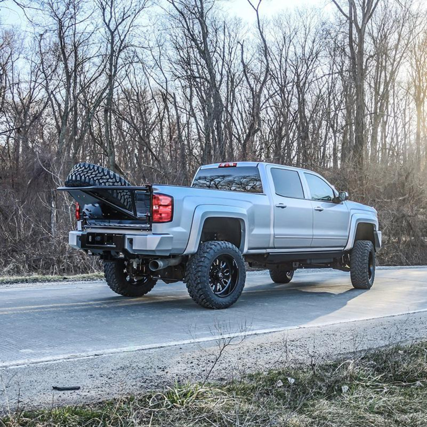 Full Size Truck Tiregate Prerunner Style Wilco Offroad  display