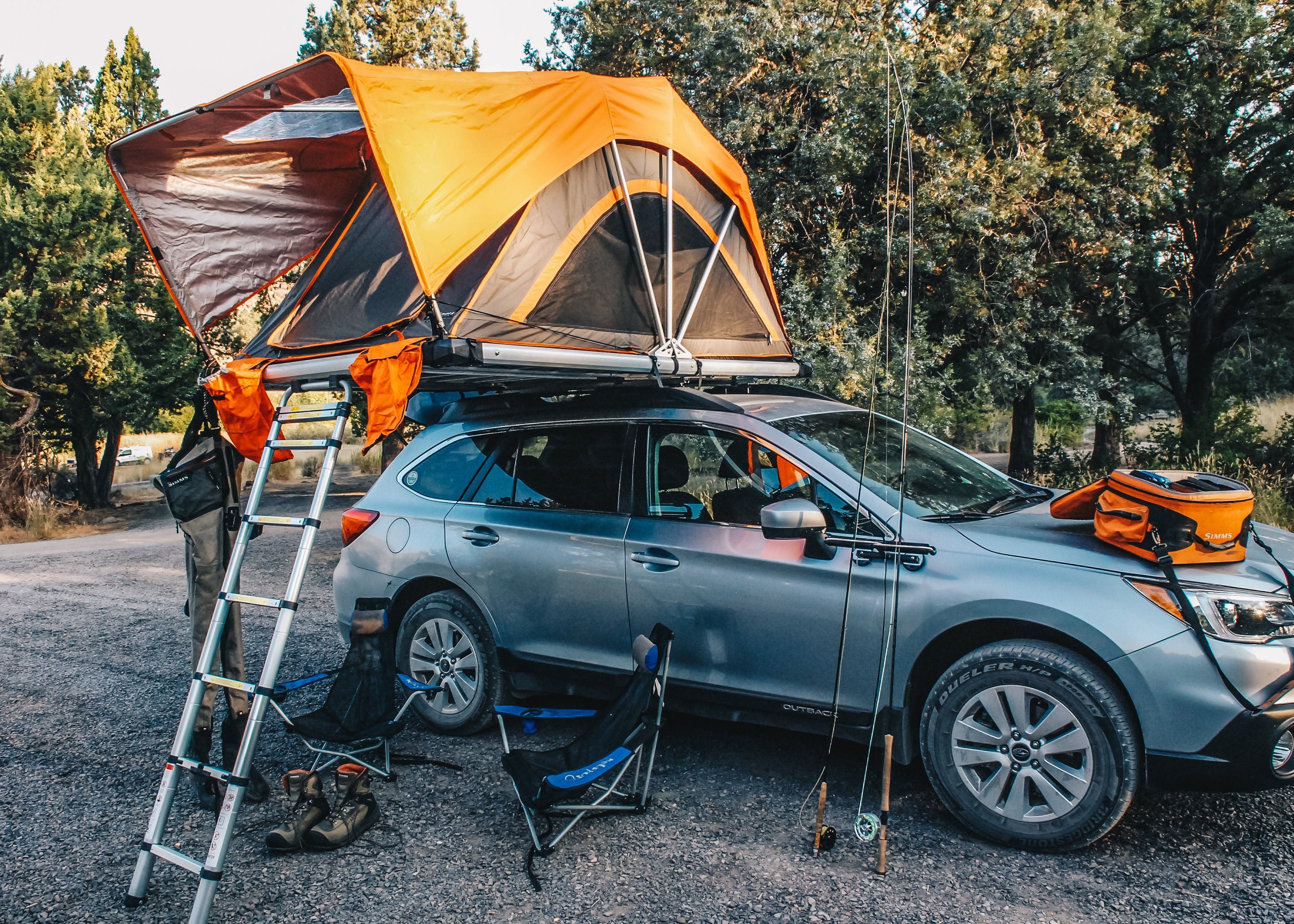 High Country Series 55" Roof Top Tent Roof Top Tent Freespirit Recreation display