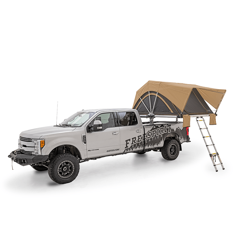 High Country Series 80" Roof Top Tent Roof Top Tent Freespirit Recreation Grey/Desert display