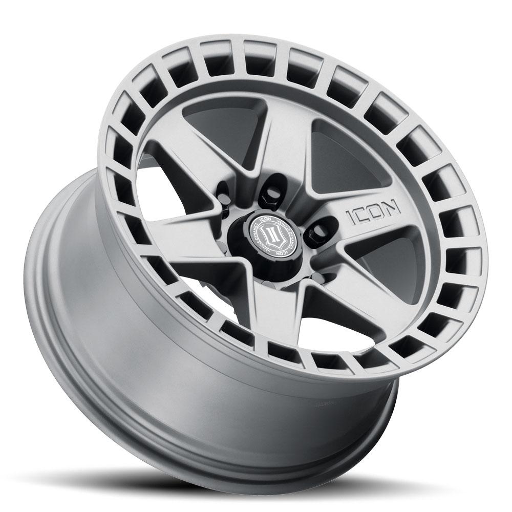 17" Raider Wheel Icon Alloys Silver display