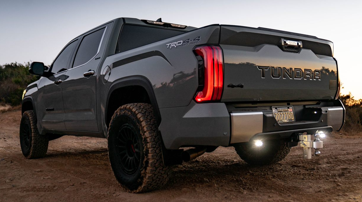 '22-23 Toyota Tundra Baja Designs S2 Sport Reverse Light Kit display on Vehicle (In Use)