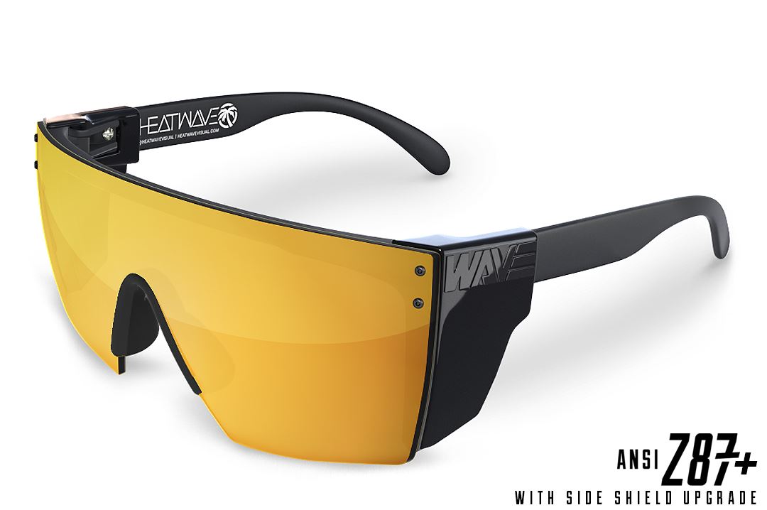 Lazer Face Series Z.87 Gold Rush Sunglasses Sunglasses Heatwave Yes Black Side Shields 