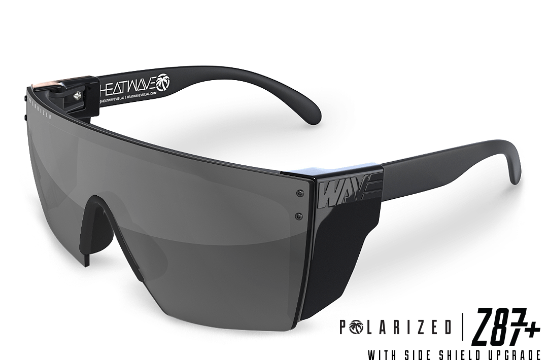 Lazer Face Series Z.87 Silver Sunglasses-Polarized Sunglasses Heatwave 