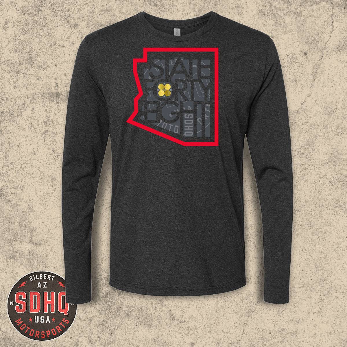 SDHQ Motorsports State 48 Long Sleeve Shirt