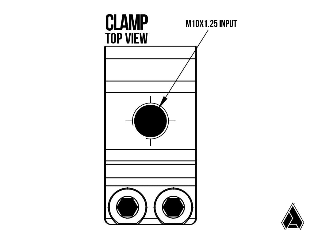 Assault Industries M10 Accessory Clamp (top view)